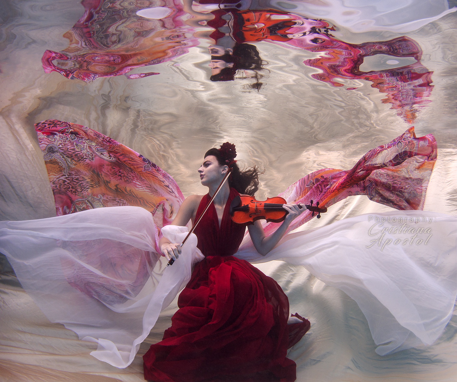 Naiads · XXII — underwater concept photograph by Cristiana Apostol