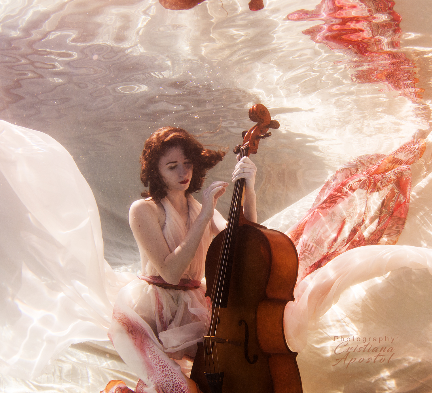 Naiads · IX — underwater concept photograph by Cristiana Apostol