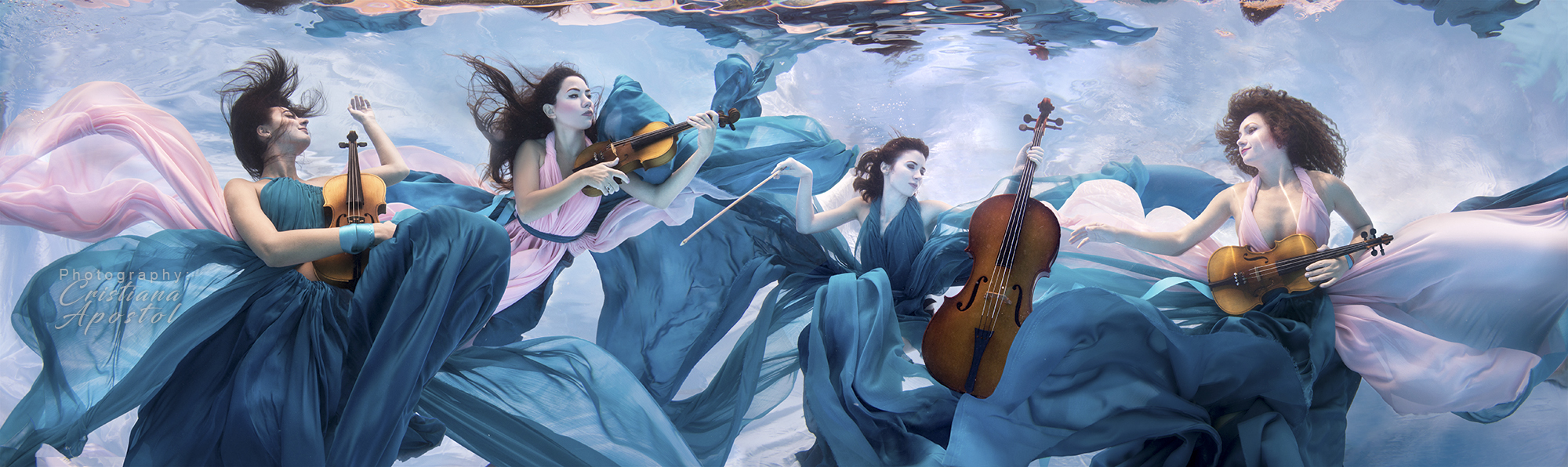 Naiads · II — underwater concept photograph by Cristiana Apostol