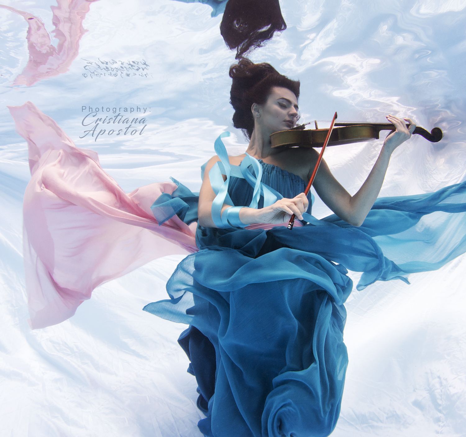 Naiads · XV — underwater concept photograph by Cristiana Apostol