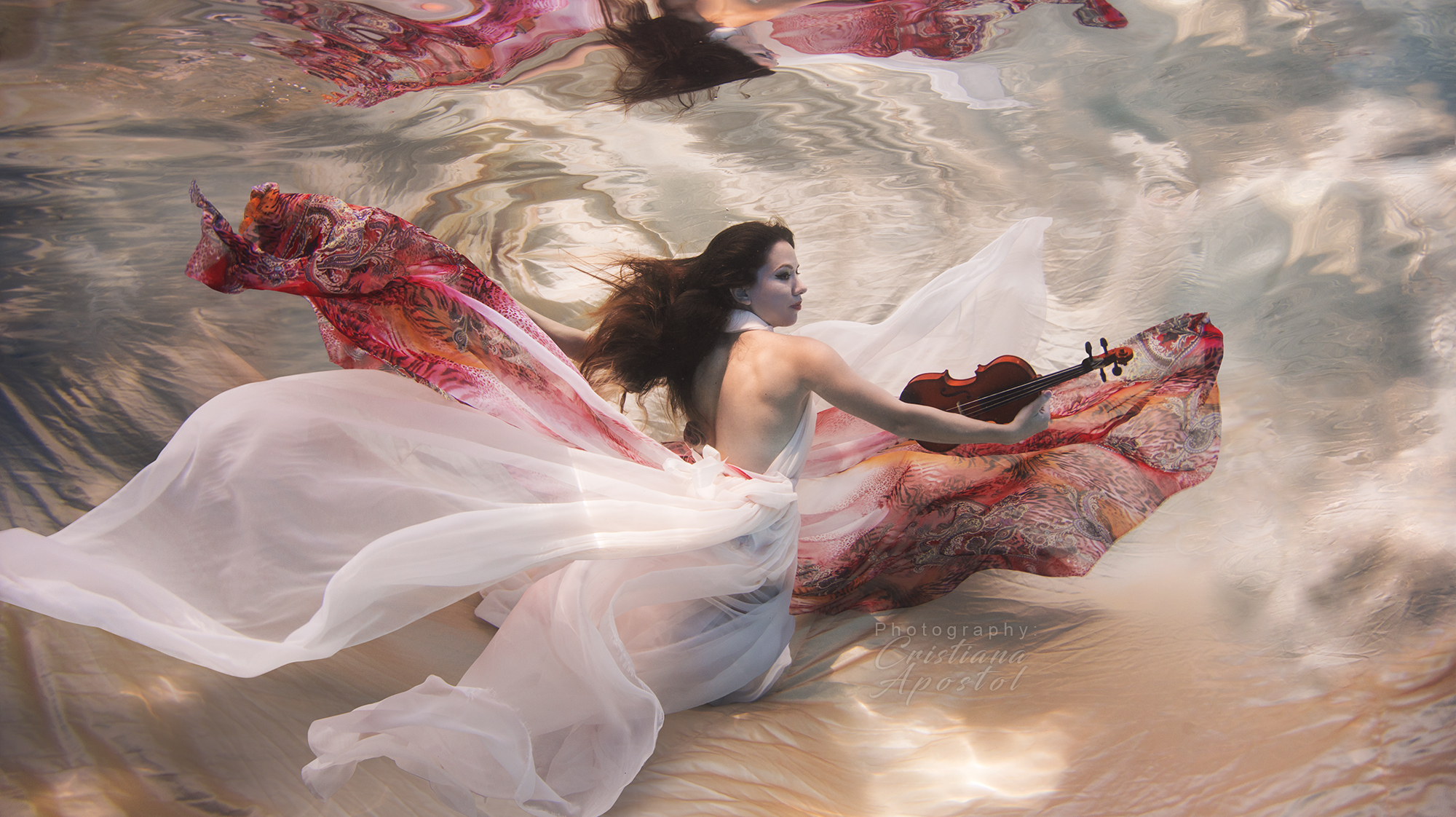 Naiads · VI — underwater concept photograph by Cristiana Apostol