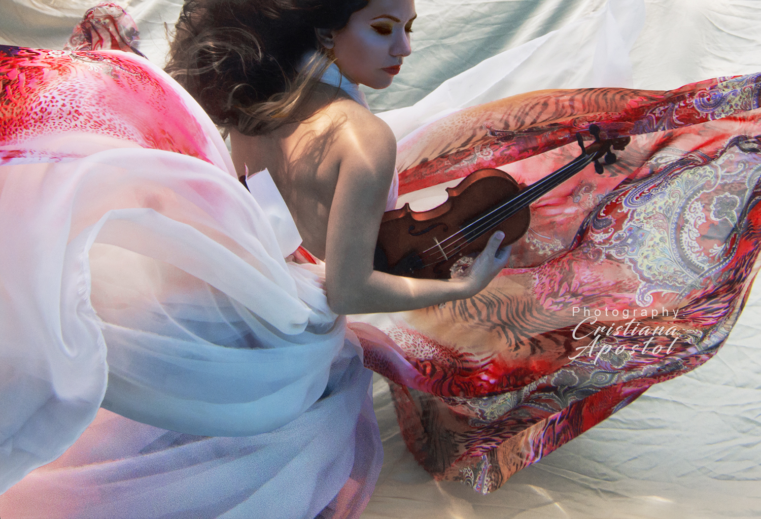 Naiads · V — underwater concept photograph by Cristiana Apostol