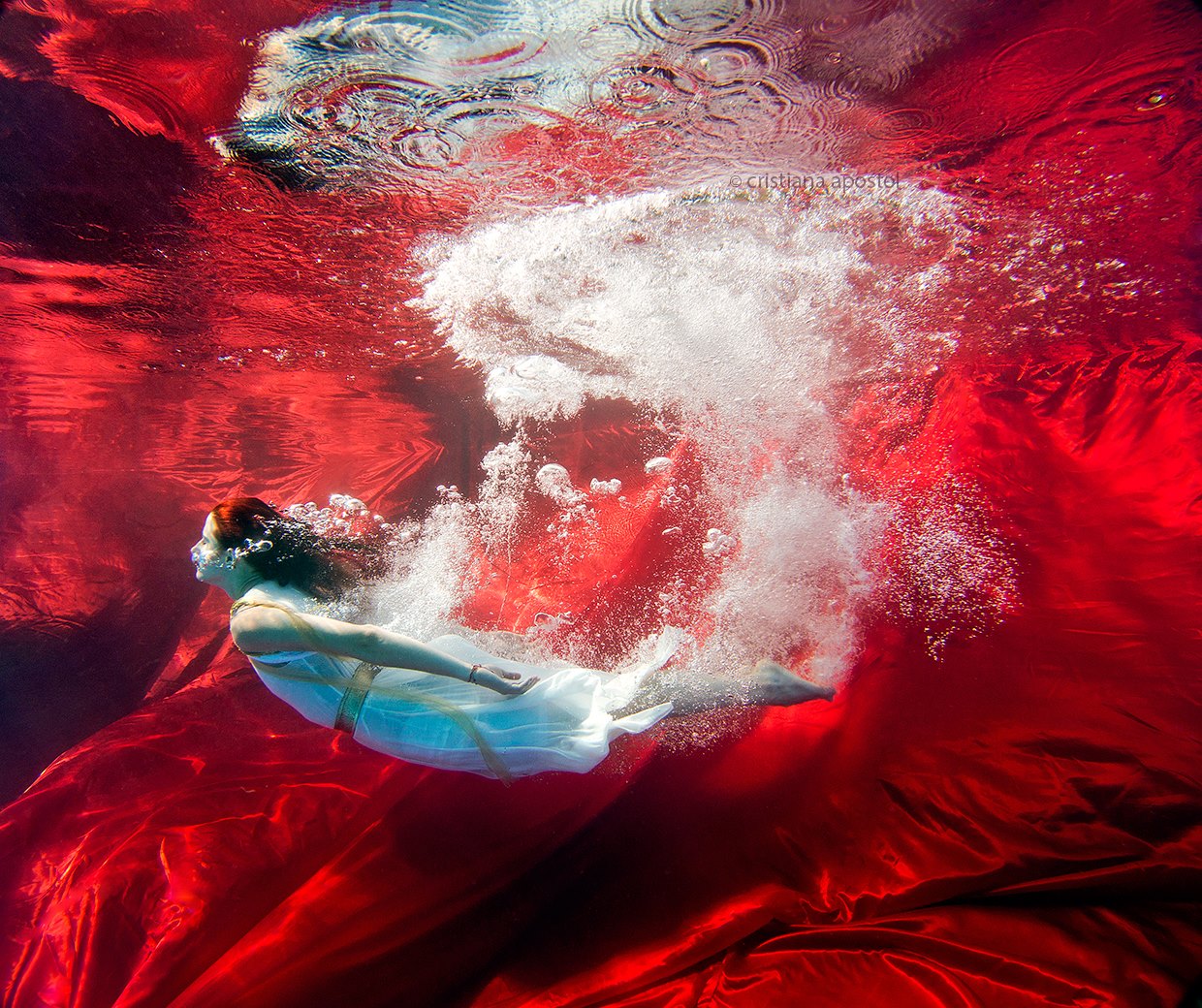Red · II — underwater concept photograph by Cristiana Apostol