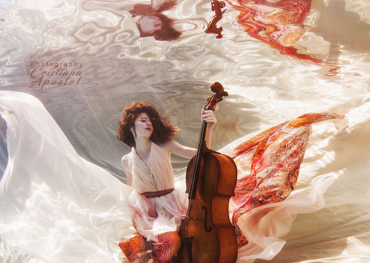 Naiads · X — underwater concept photograph by Cristiana Apostol