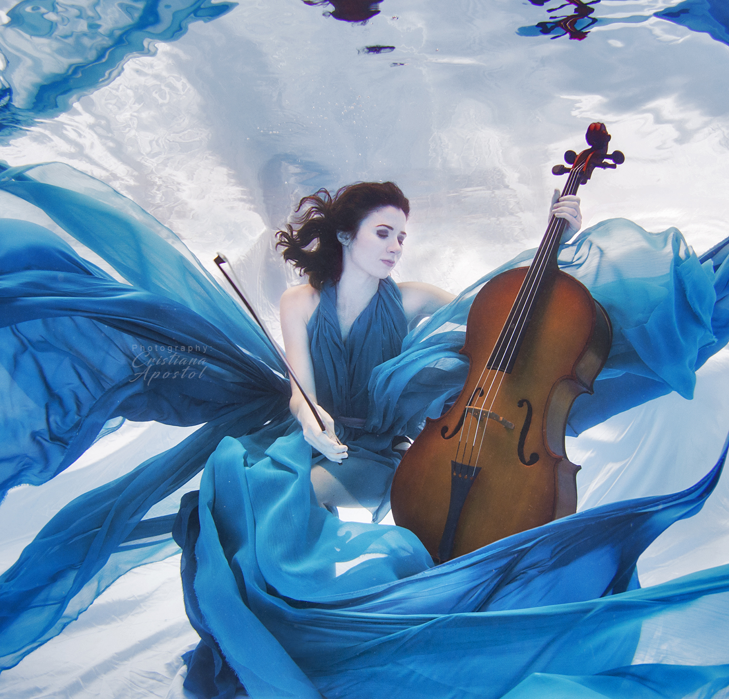 Naiads · XI — underwater concept photograph by Cristiana Apostol