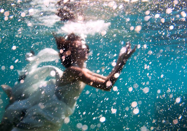 Grace — underwater concept photograph by Cristiana Apostol