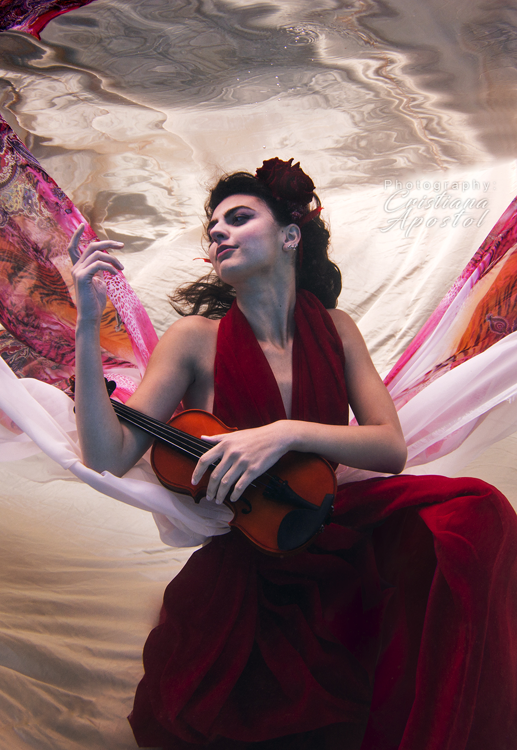 Naiads · XXIII — underwater concept photograph by Cristiana Apostol