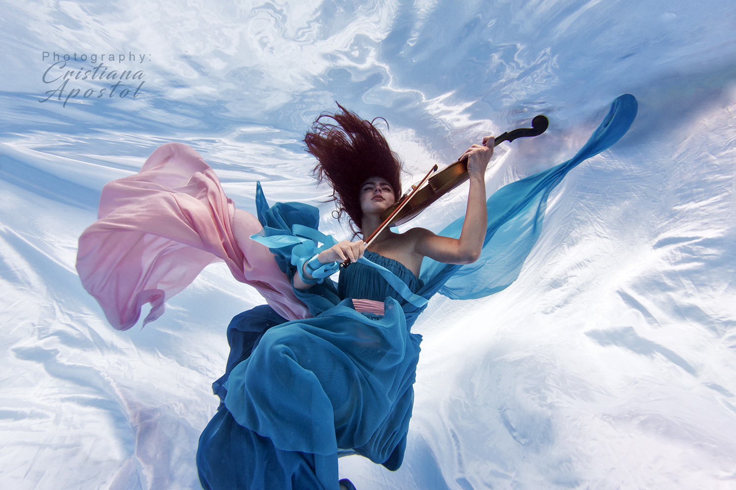 Naiads · XVII — underwater concept photograph by Cristiana Apostol