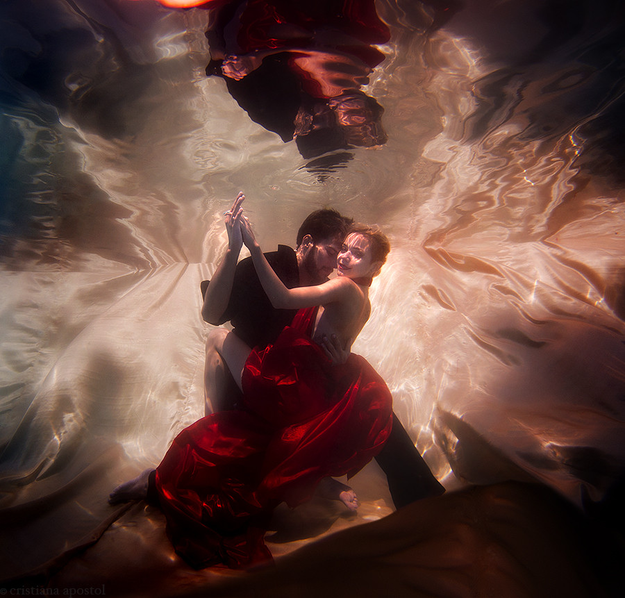 The Winner — underwater concept photograph by Cristiana Apostol