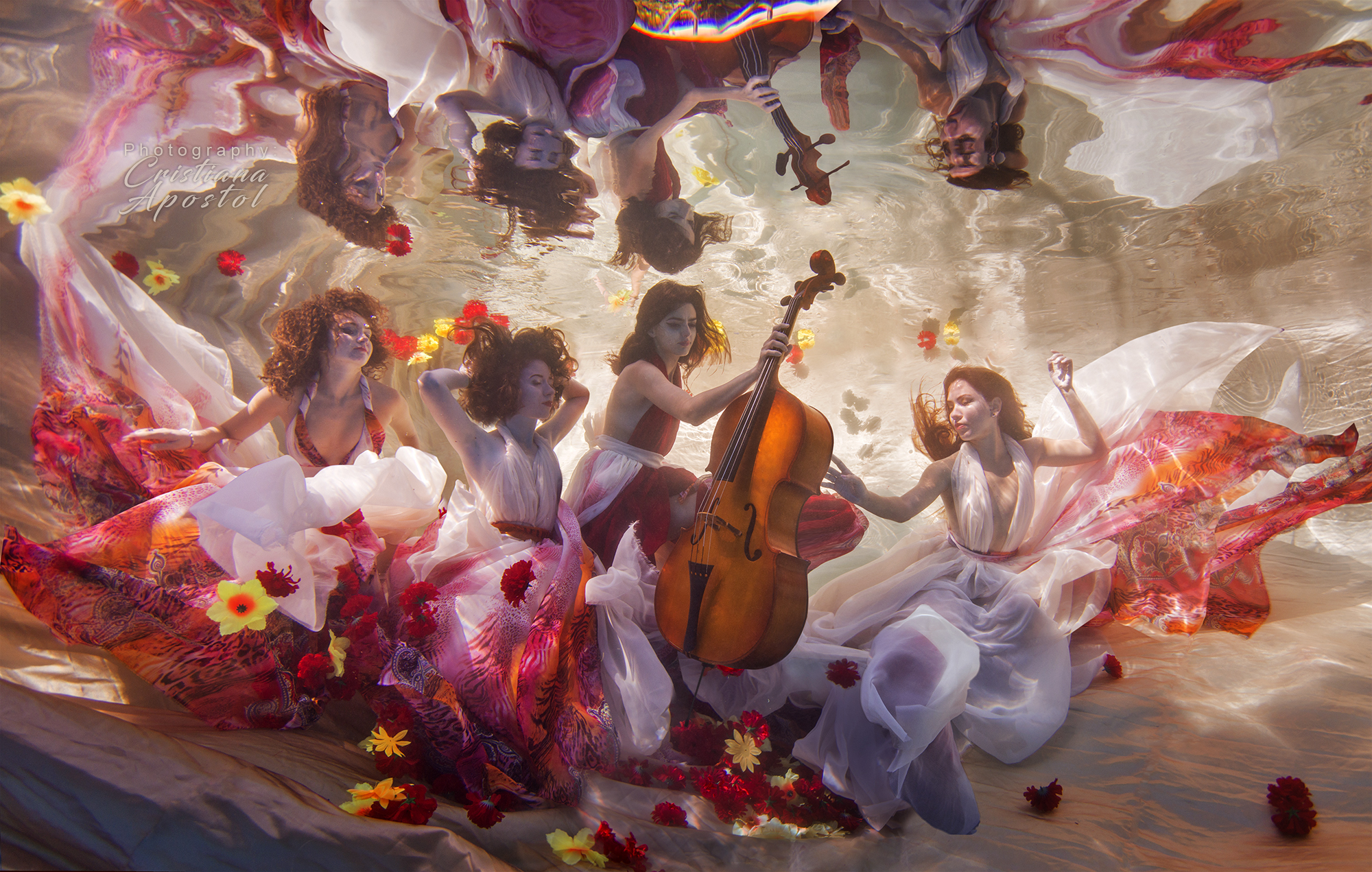 Naiads · I — underwater concept photograph by Cristiana Apostol