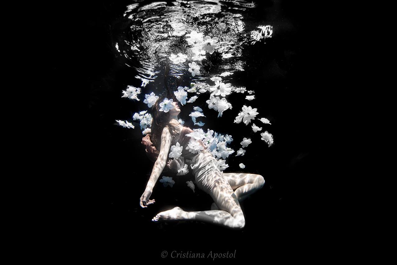 Flowermaker · IV — underwater concept photograph by Cristiana Apostol