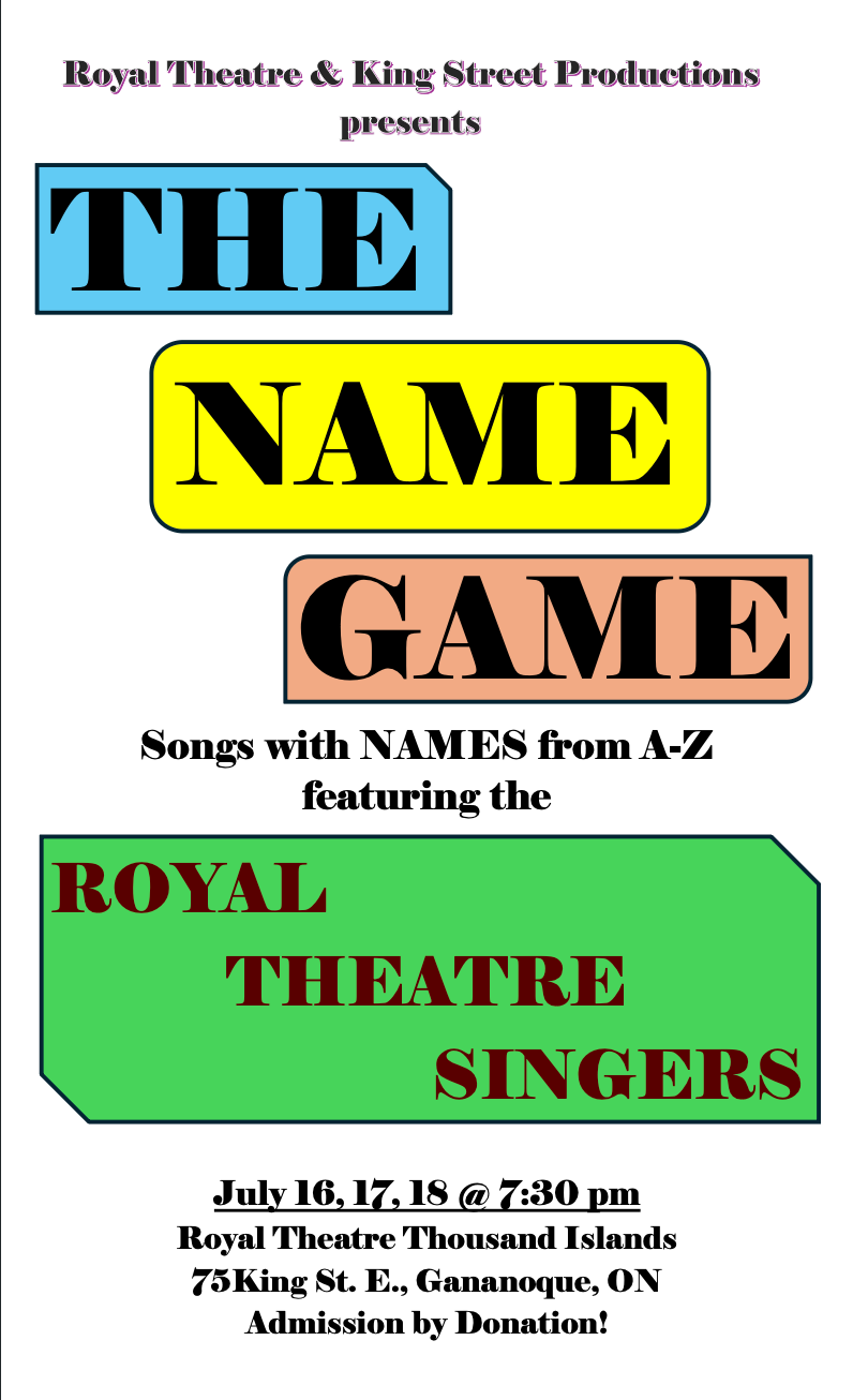 The Name Game - Royal Theatre Singers