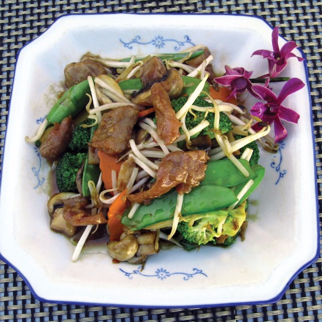 Arranged Food and Objects