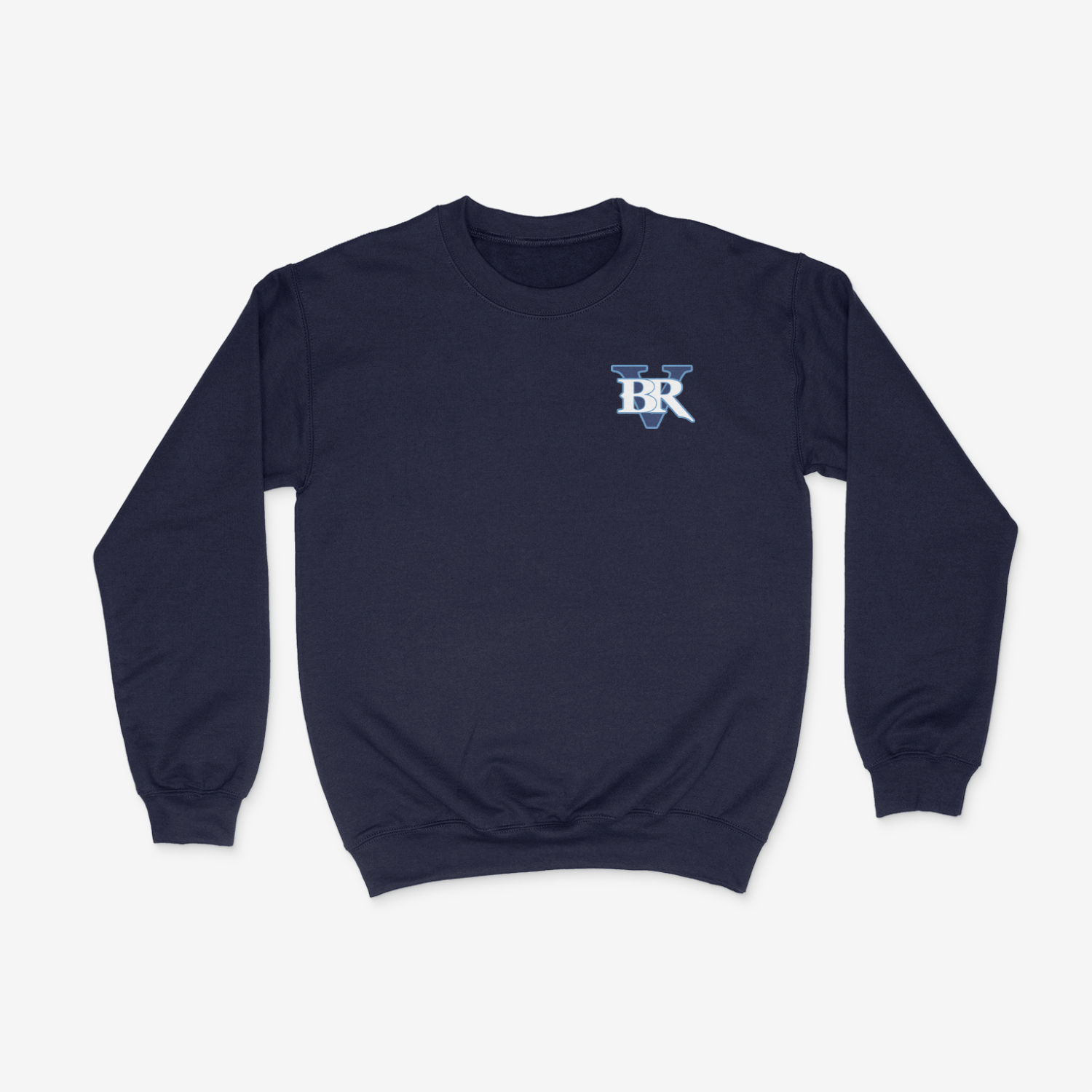 Embroidered BRV Sweatshirt - Navy