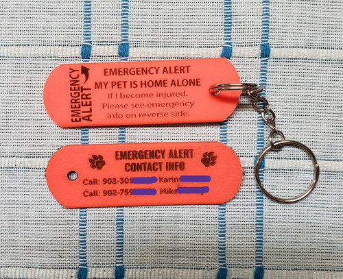 Emergency Alert Key Chain | Quest Pet Gear