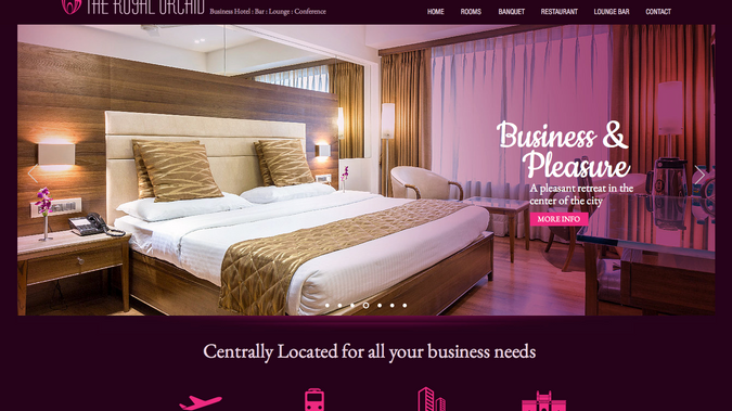 Hotel Royal Orchid: Premium Business Hotel of Mumbai. The project​ included Photography, Videography & Website Design.