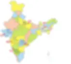 Map of India showing location of the six states from where bovine S. aureus isolates were obtained.