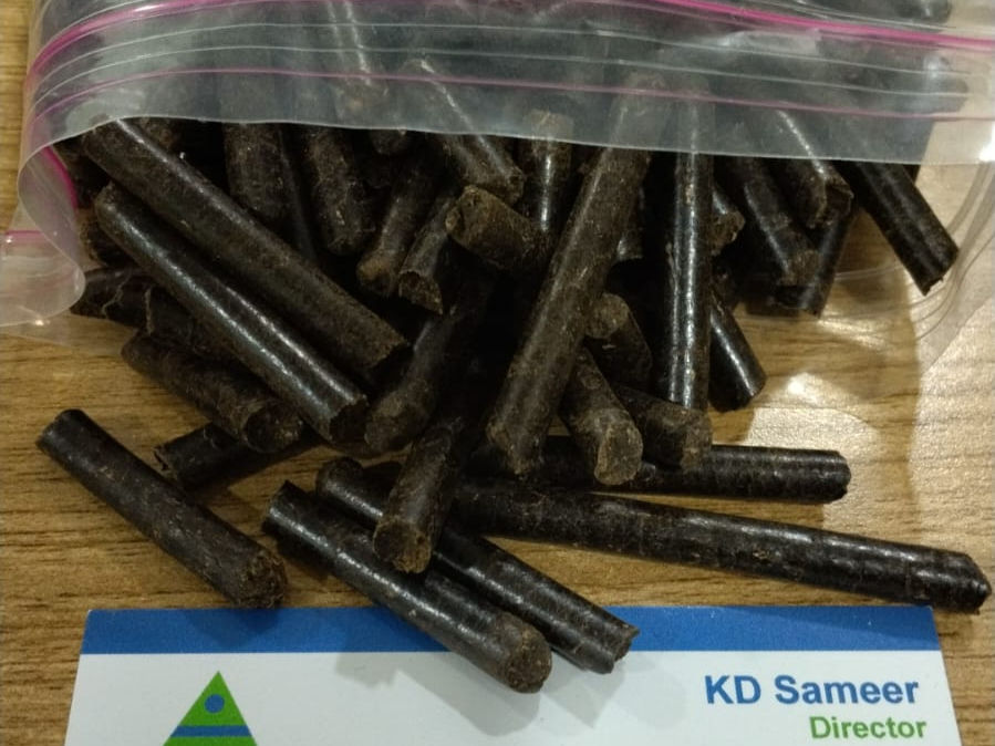Torrefied Biomass Pellet. Source: EnviroChem Services (OPC) Pvt. Ltd.