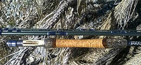 Custom Elk Antler and walnut trim grip a