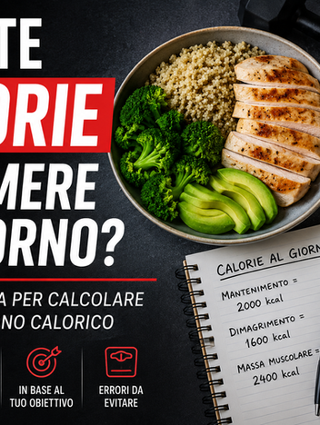 quante calorie assumere al giorno