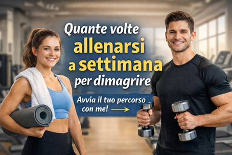 quante volte allenarsi a settimana per dimagrire
