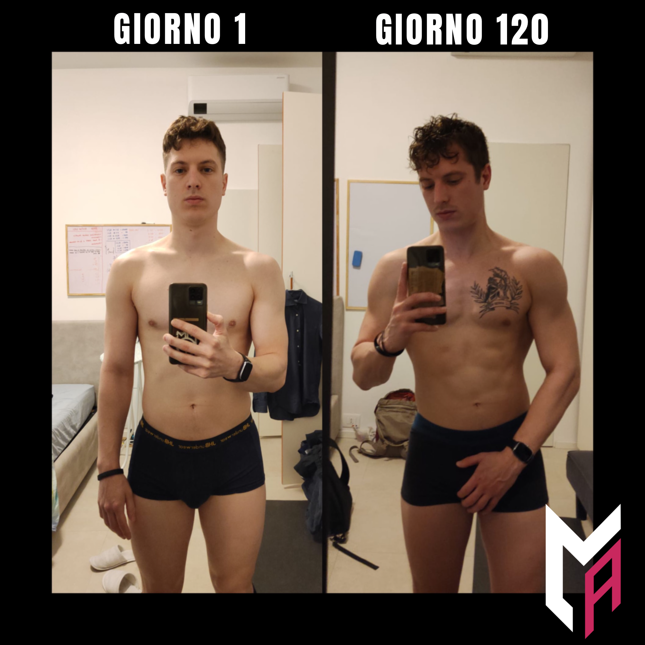 Trasformazione con programma di Online Coaching - 120 giorni
