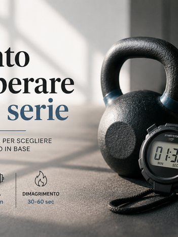 quanto recuperare tra le serie di allenamento? 