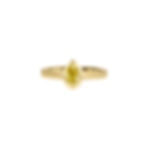 pear shaped yellow diamond ring