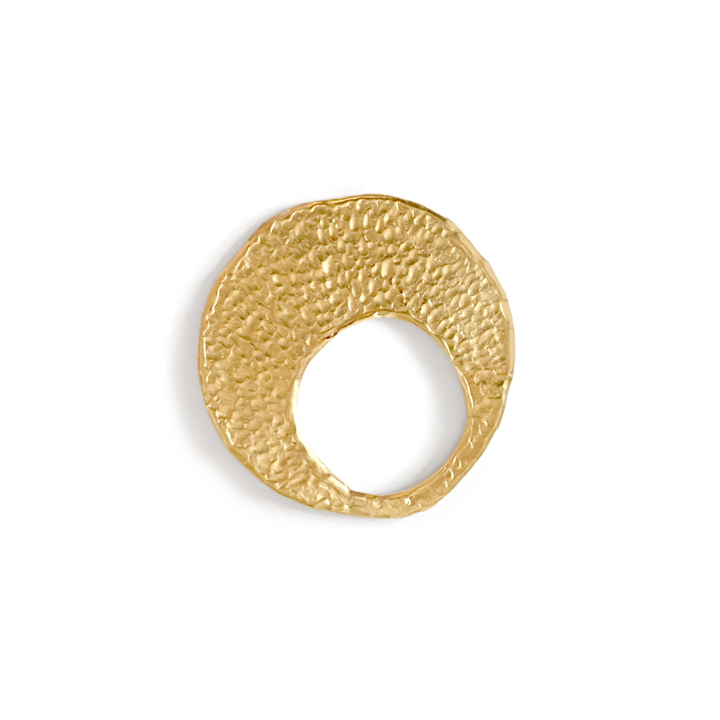 Sun Goddess Little Oval Gold Ring by Sunlit Fine Jewelry