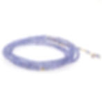 tanzanite wrap bracelet