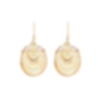 citrine 'small o'keefe' earrings