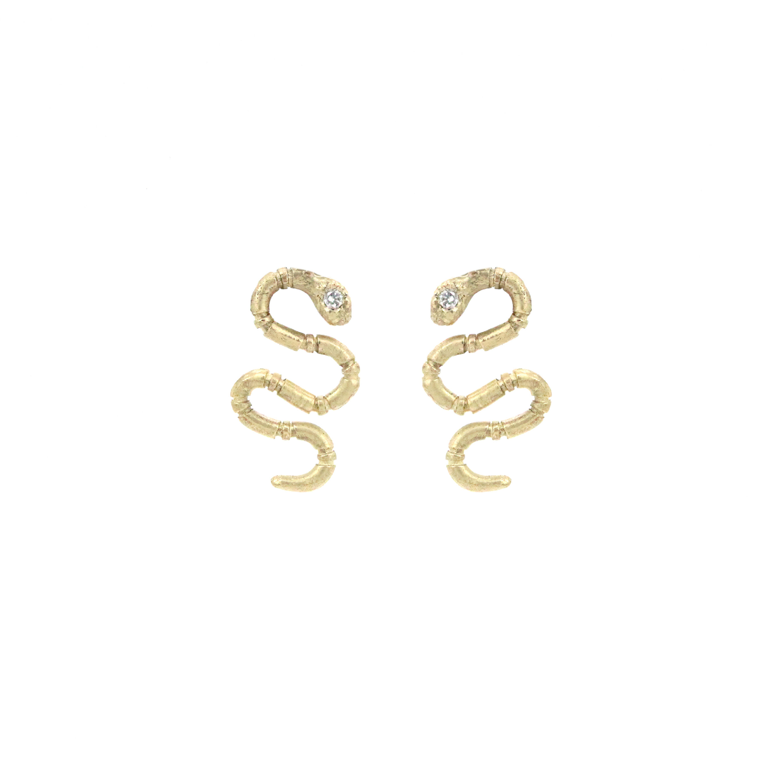 AMULET SNAKE STUDS