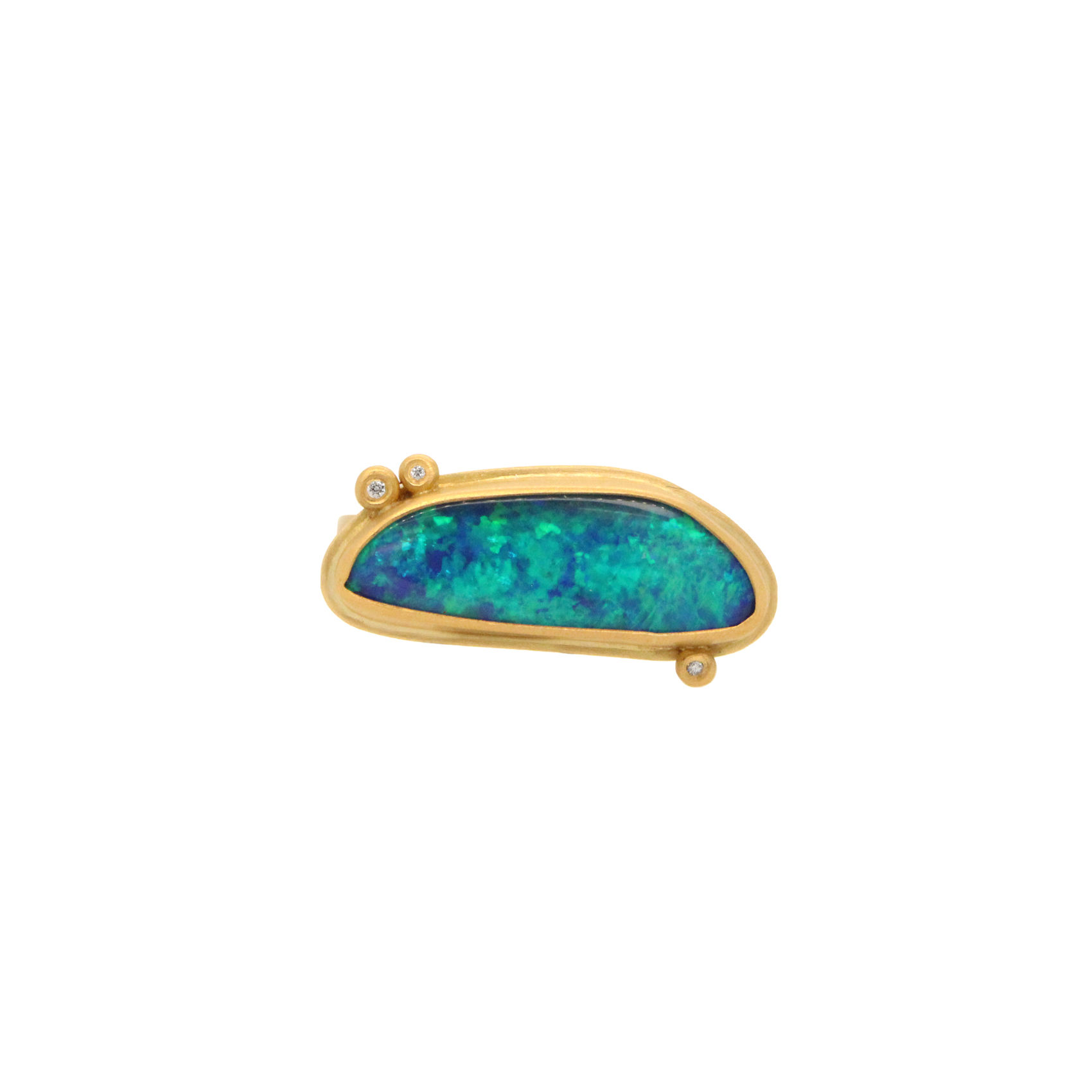 opal and diamond ring