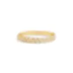 narrow pave diamond half band