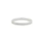 white gold half channel set diamond ring