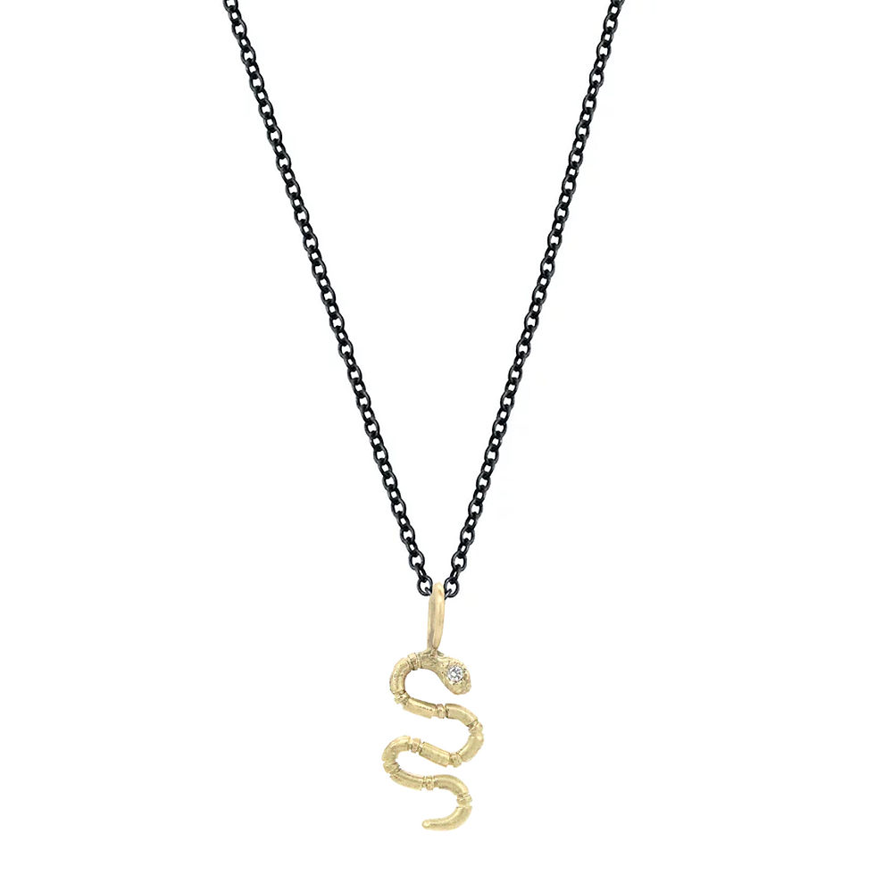 Thumbnail: AMULET SNAKE CHARM NECKLACE