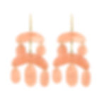 pink opal 'mini chandelier' earrings