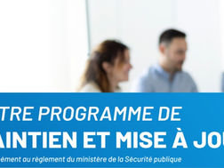 Programme de maintien et mise à jour