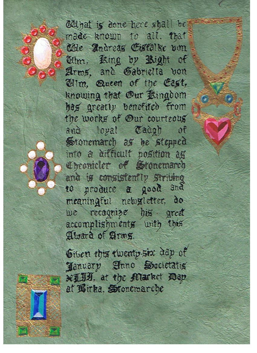 20- Jewelery Scroll