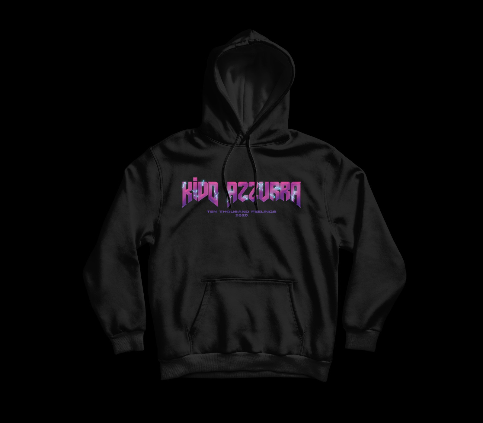 Kidd Azzurra Limited Hoodie, "Ten Thousand Feelings Album"