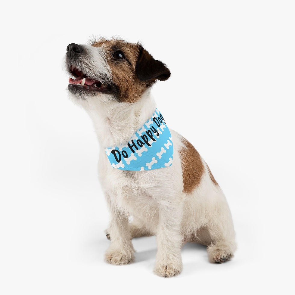 Thumbnail: Pet Bandana Do Happy Dog Collar