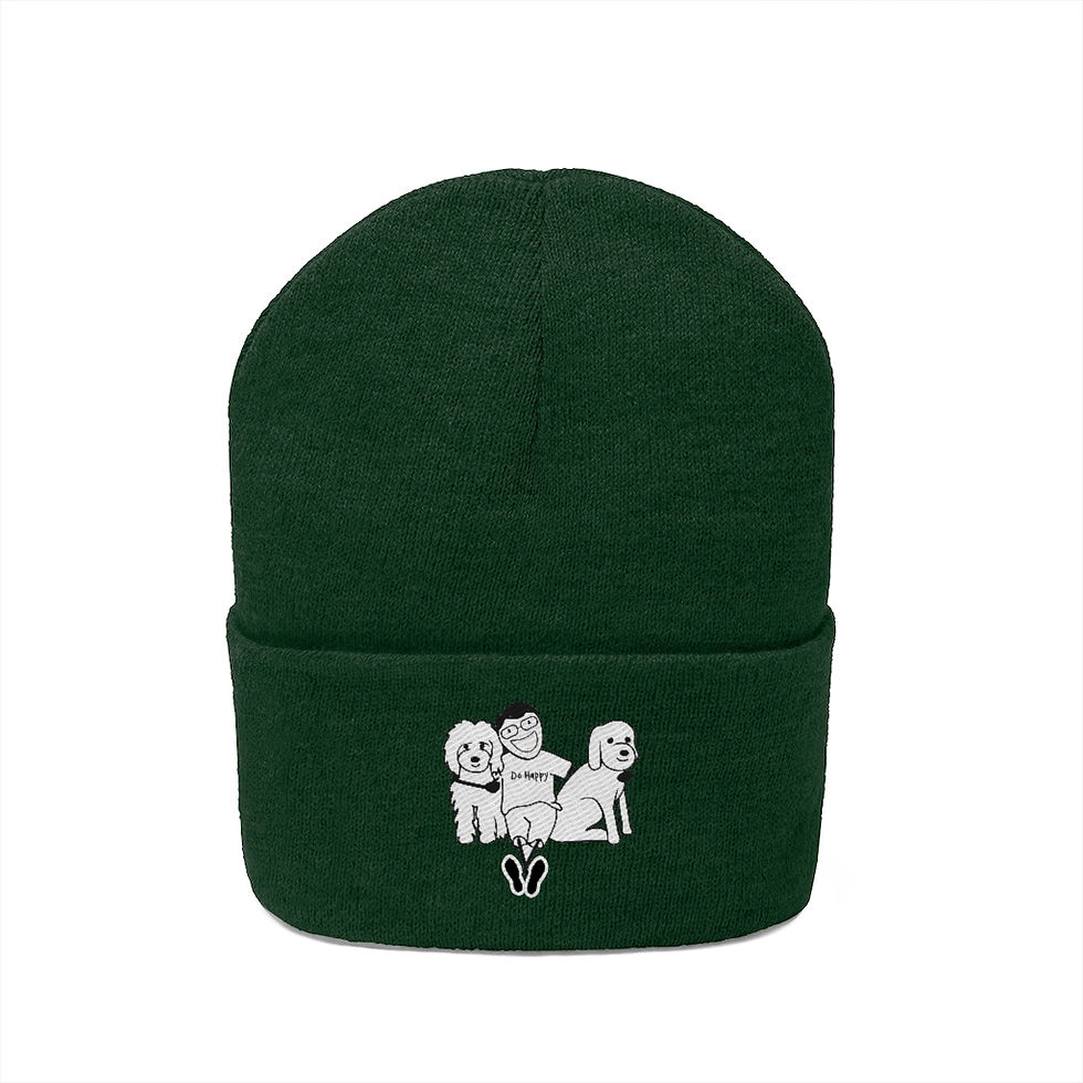 Thumbnail: OG Do Happy Dogs Knit Beanie