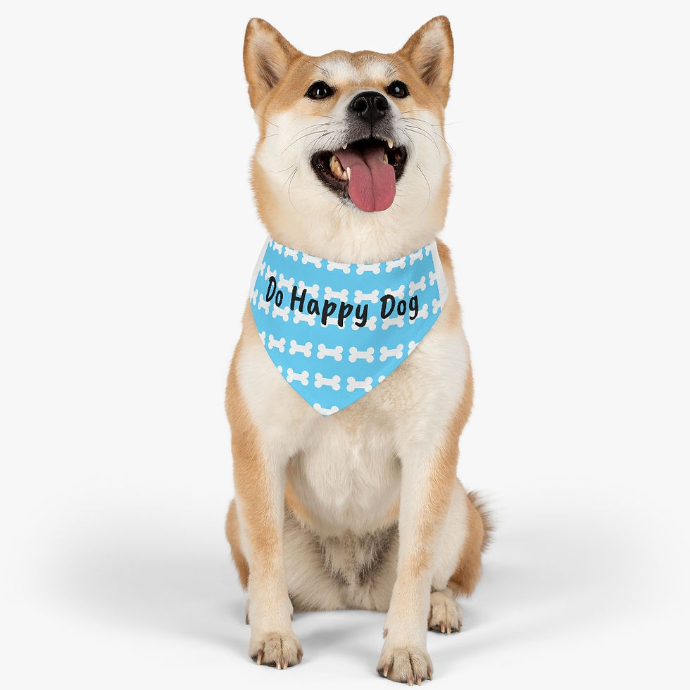 Thumbnail: Pet Bandana Do Happy Dog Collar