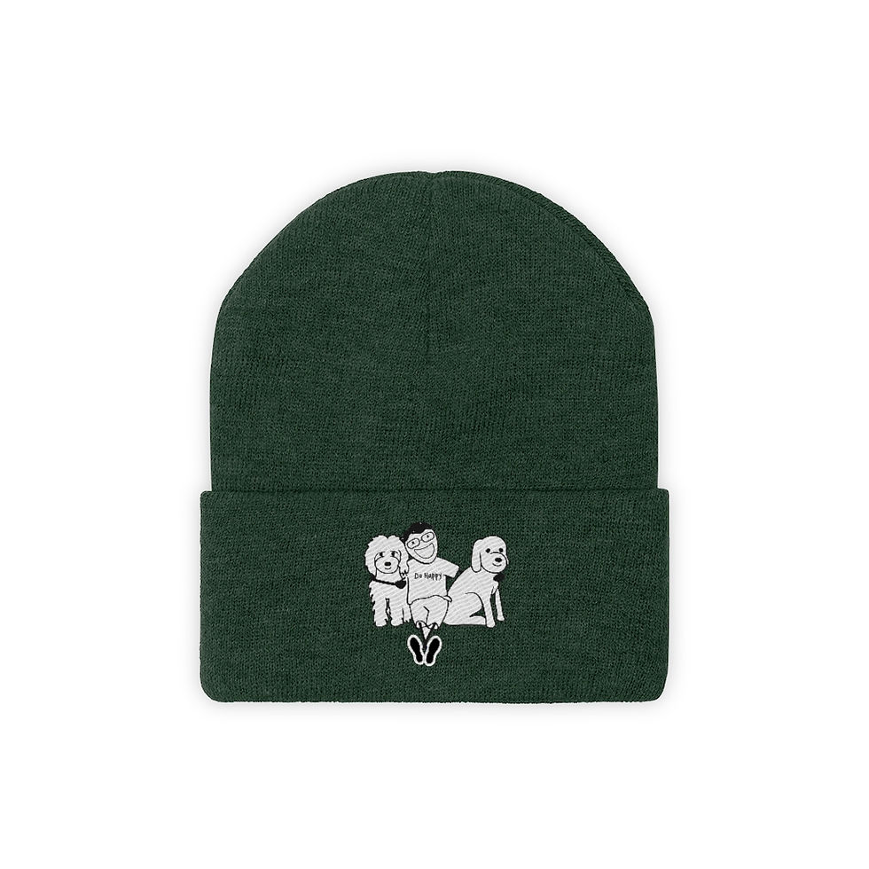 Thumbnail: OG Do Happy Dogs Knit Beanie