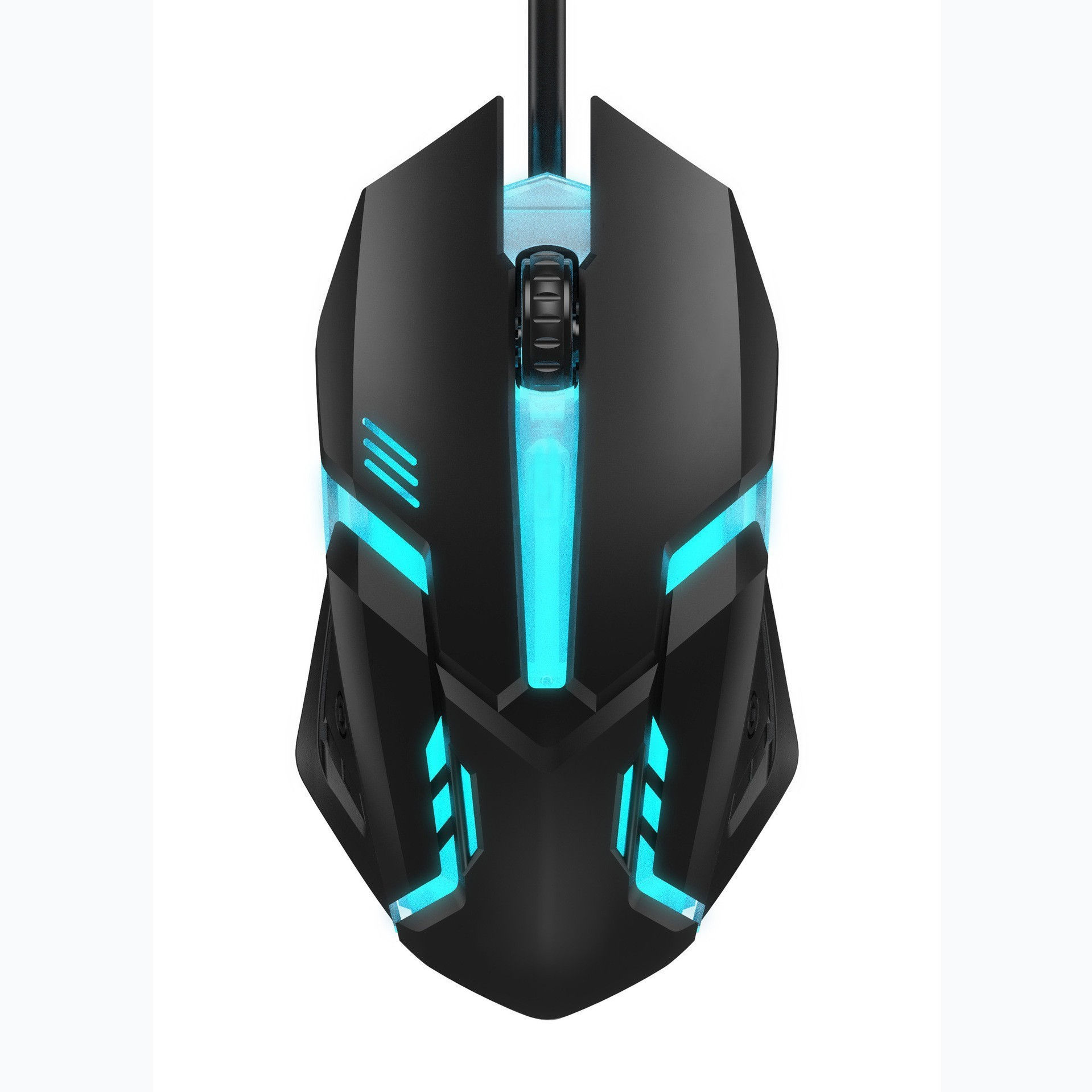 RGB Backlight 3-Keys Wired Gaming Mouse,USB Ergonomic Design PC Computer Mouse F