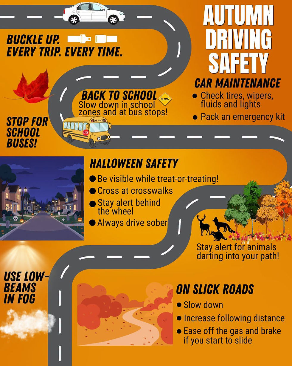 Fall Safety Reminder🍂