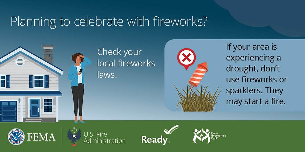 Planning to celebrate with fireworks?