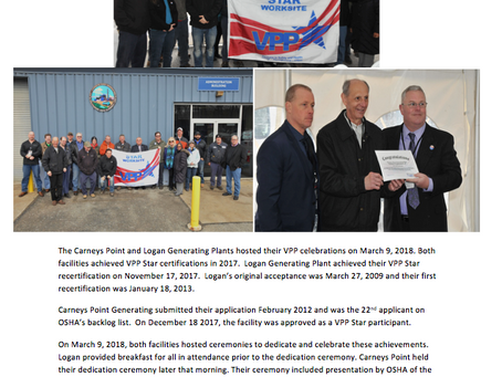 Carneys Point / Logan Generating Plants Star Ceremonies