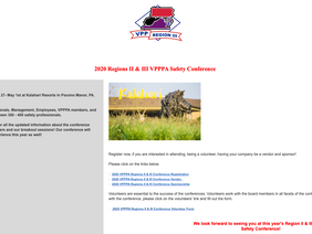 2020 Regions II & III VPPPA Safety Conference