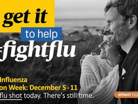 It is National Influenza Vaccination Week!